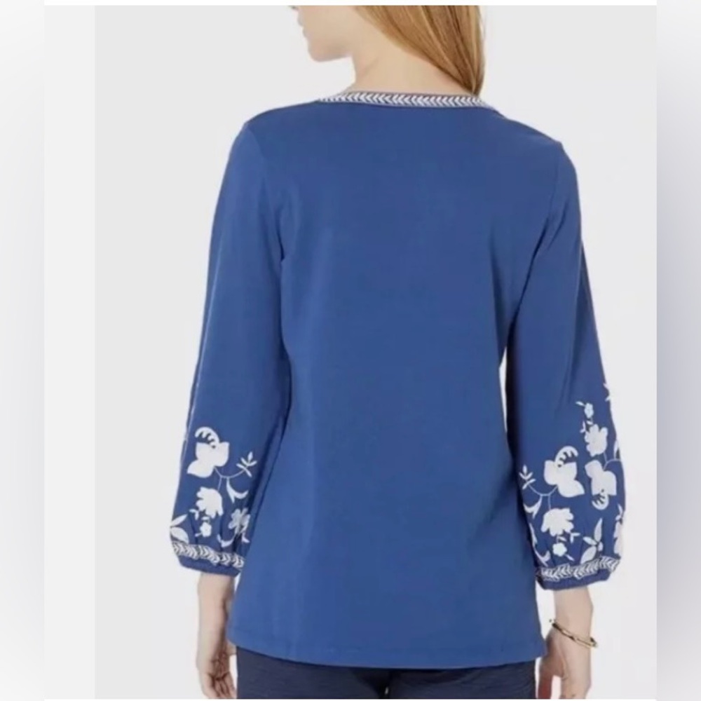 LILLY PULITZER
KACIA KNIT TUNIC
OYSTER BAY NAVY
SIZE: L BNWT - Picture 2 of 8